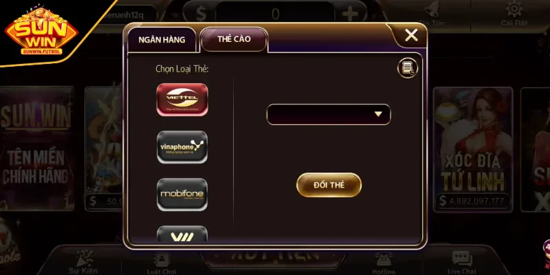 Rút tiền bằng thẻ cào linh hoạt và tiện lợi cho game thủ